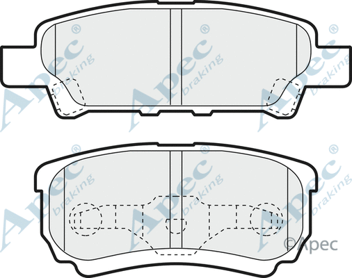 Brake Pad Set, disc brake (PAD1390)