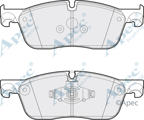 Brake Pad Set, disc brake (PAD2061)