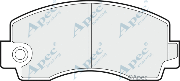 Brake Pad Set, disc brake (PAD361)