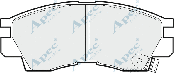 Brake Pad Set, disc brake (PAD667)