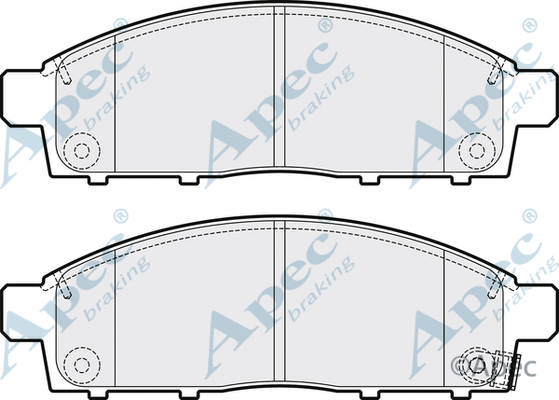 Brake Pad Set, disc brake (PAD2106)