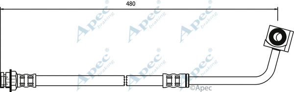 Brake Hose (HOS3526)