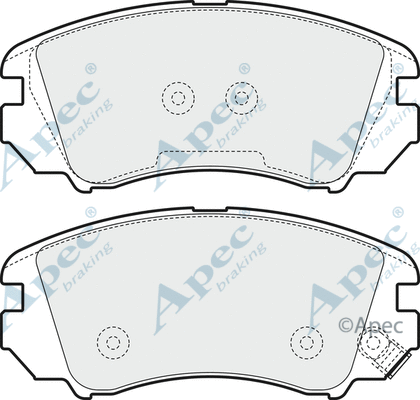 Brake Pad Set, disc brake (PAD1553)