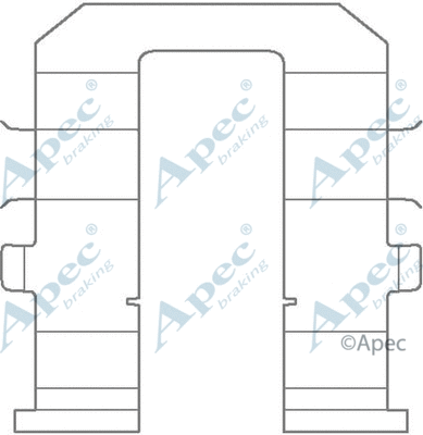 Accessory Kit, disc brake pad (KIT1143)