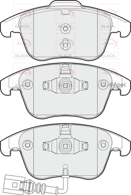 Brake Pad Set, disc brake (PAD1653B)