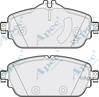 Brake Pad Set, disc brake (PAD2025)