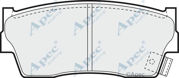 Brake Pad Set, disc brake (PAD614)