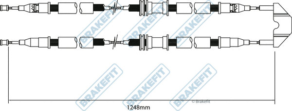Cable Pull, parking brake (BBC3447)