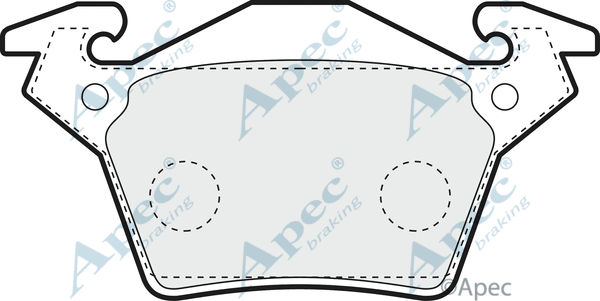 Brake Pad Set, disc brake (PAD1077)