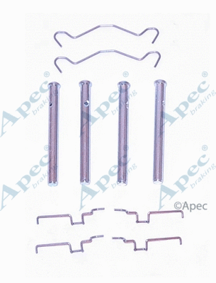 Accessory Kit, disc brake pad (KIT1101)