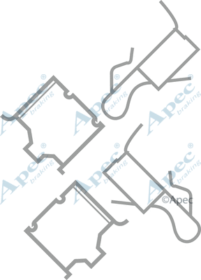 Accessory Kit, disc brake pad (KIT275)