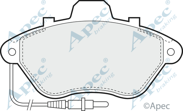 Brake Pad Set, disc brake (PAD654)