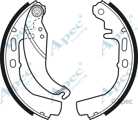 Brake Shoe Set (SHU329)