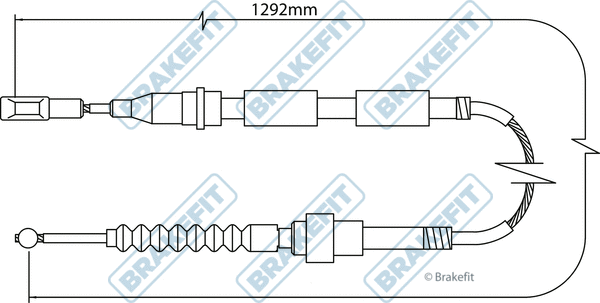 Cable Pull, parking brake (BBC3154)