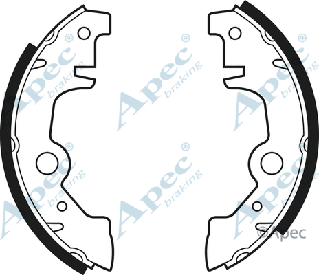 Brake Shoe Set (SHU36)