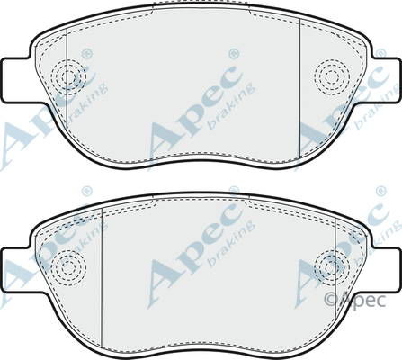 Brake Pad Set, disc brake (PAD1630)