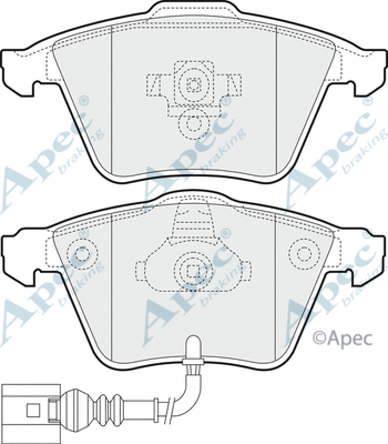 Brake Pad Set, disc brake (PAD1452)