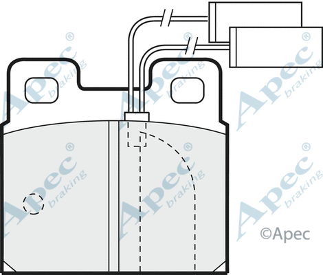 Brake Pad Set, disc brake (PAD484)