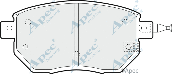 Brake Pad Set, disc brake (PAD1364)