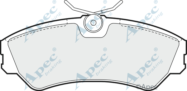 Brake Pad Set, disc brake (PAD724)