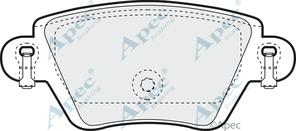 Brake Pad Set, disc brake (PAD1295)