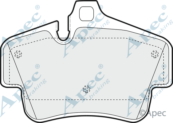 Brake Pad Set, disc brake (PAD1628)