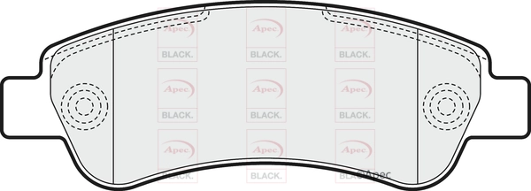 Brake Pad Set, disc brake (PAD1589B)