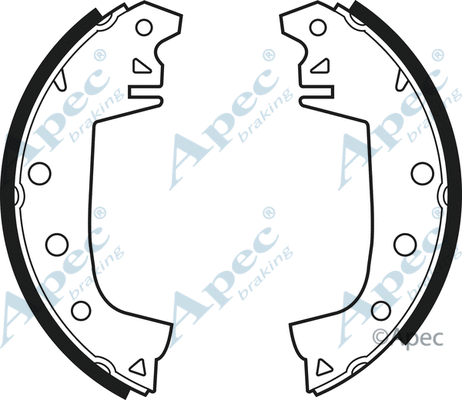 Brake Shoe Set (SHU54)