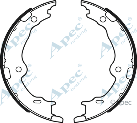 Brake Shoe Set, parking brake (SHU792)