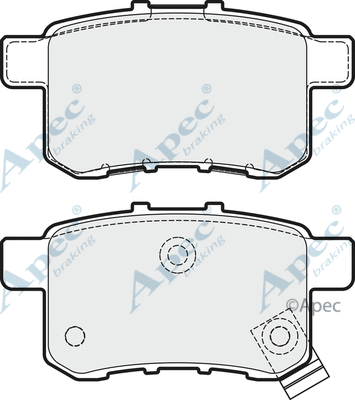 Brake Pad Set, disc brake (PAD1637)