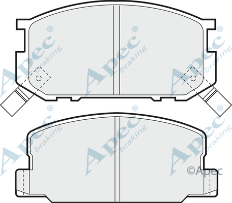 Brake Pad Set, disc brake (PAD448)