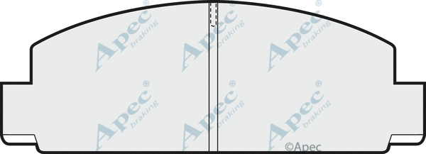 Brake Pad Set, disc brake (PAD462)