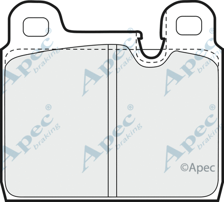 Brake Pad Set, disc brake (PAD622)