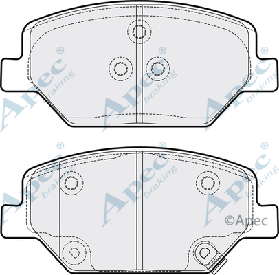 Brake Pad Set, disc brake (PAD2210)
