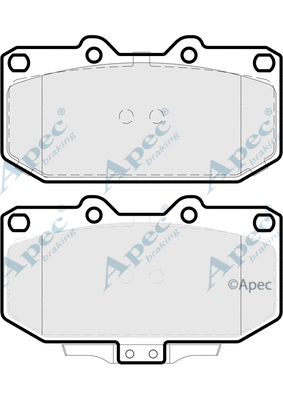 Brake Pad Set, disc brake (PAD2316)