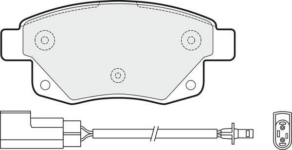 Brake Pad Set, disc brake (PD3095)