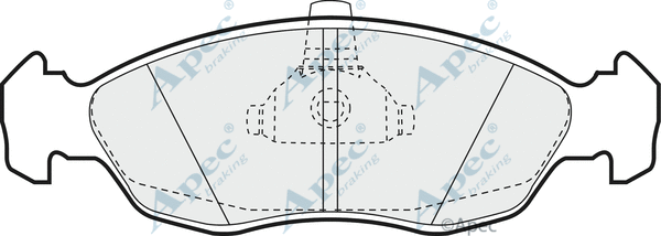 Brake Pad Set, disc brake (PAD1006)