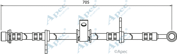 Brake Hose (HOS3985)