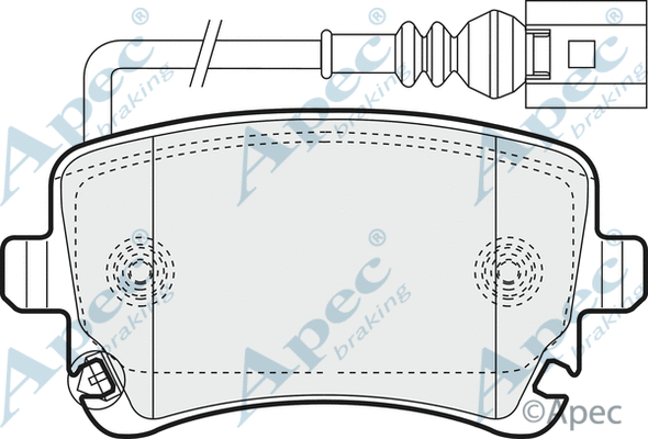 Brake Pad Set, disc brake (PAD1352)