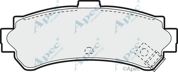 Brake Pad Set, disc brake (PAD888)