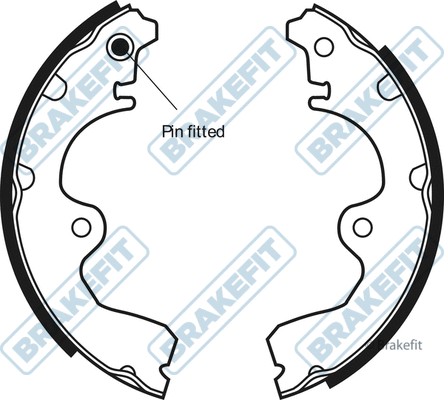 Brake Shoe Set (BSH1095)