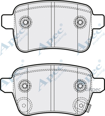 Brake Pad Set, disc brake (PAD2180)