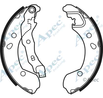 Brake Shoe Set (SHU653)