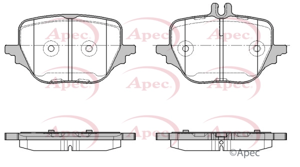 Brake Pad Set, disc brake (PAD2457)
