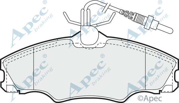 Brake Pad Set, disc brake (PAD901)