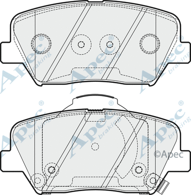 Brake Pad Set, disc brake (PAD1979)