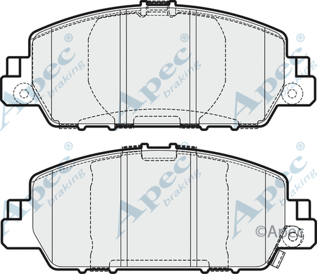 Brake Pad Set, disc brake (PAD1962)