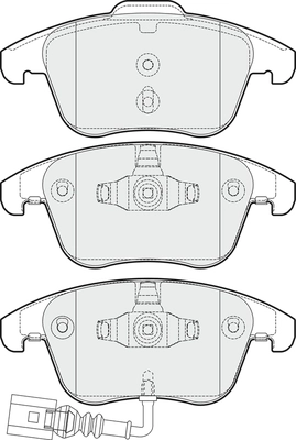 Brake Pad Set, disc brake (PD3243)