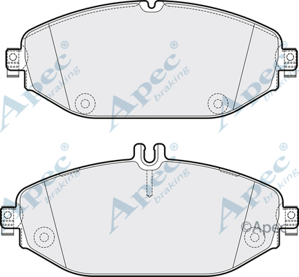 Brake Pad Set, disc brake (PAD2055)