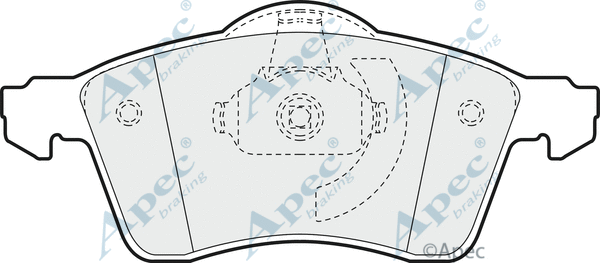 Brake Pad Set, disc brake (PAD954)